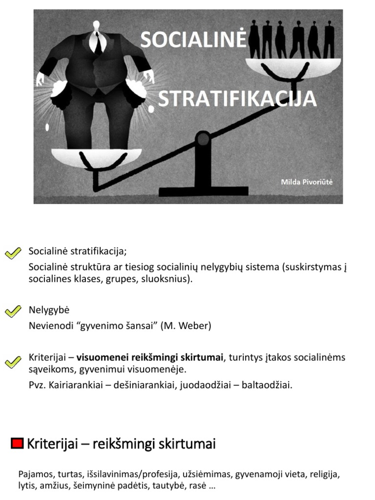 Socialine Stratifikacija 2022 PDF | PDF