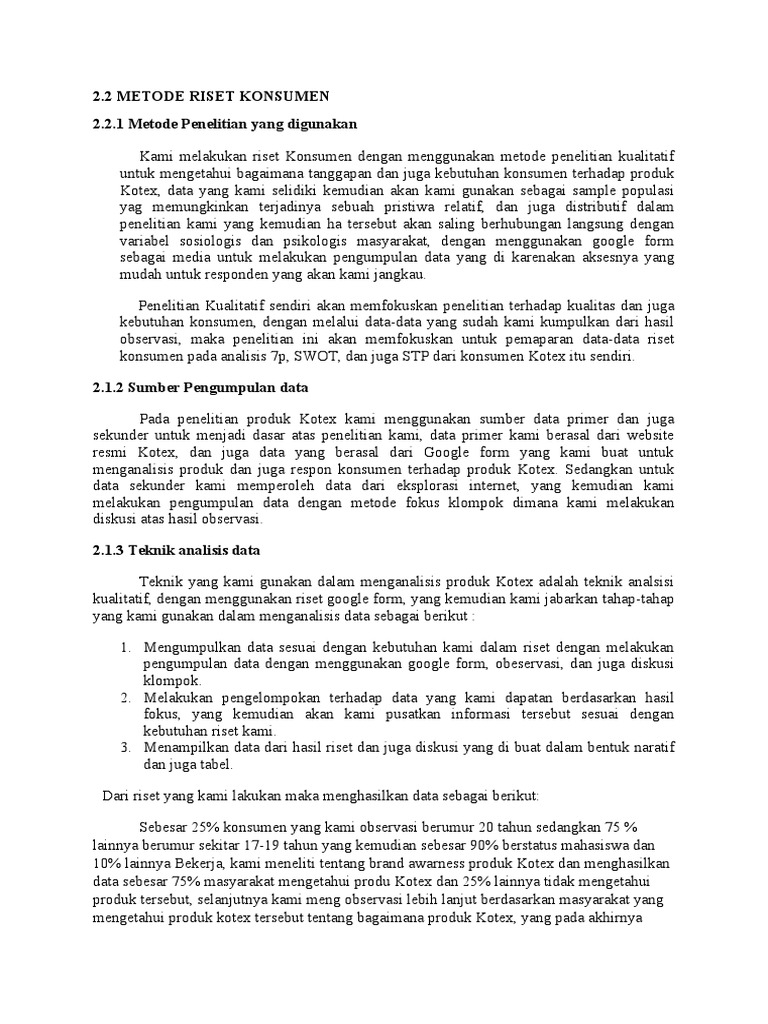 Metode Riset Konsumen | PDF | Komputer