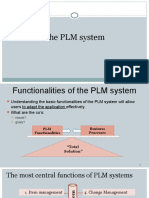 PLM System Functions Guide