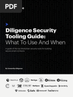 Diligence Security Tooling Guide 2022