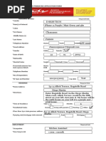 Sales Financing Application Form