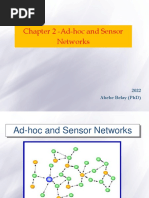 Chapter 2 - Ad-Hoc and Sensor Networks