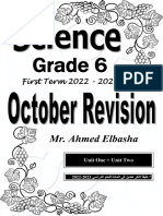 Science G6 October Revision 2023