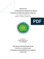 Analisis Pemasaran Produk Syariah