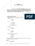 Survey Questionnaire