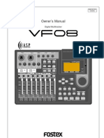 Fostex VF08 Owner's Manual
