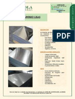 Ficha Tecnica de Plancha de Aluminio Lisas