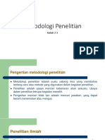 Metodologi Penelitian 2-3