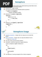 Semaphores and Monitors