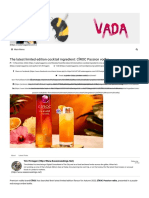 The Latest Limited Edition Cocktail Ingredient - CÎROC Passion Vodka - Vada Magazine