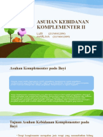 Asuhan Kebidanan Komplementer Ii