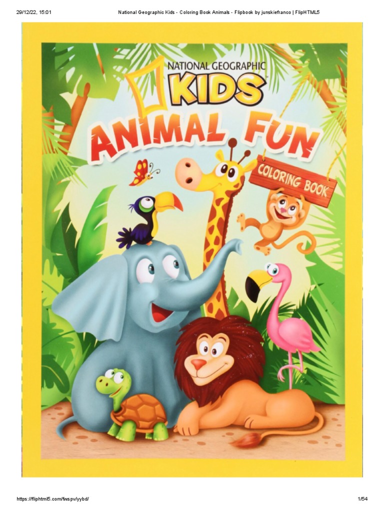 National Geographic Kids - Coloring Book Animals - Flipbook by ...