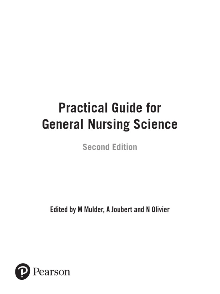 Practical guide for general nursing science sample chapter pdf