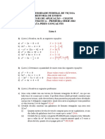 Resolução de equações de 1o grau e fatoração de polinômios