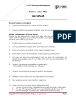 Worksheet: C235 IT Security and Management