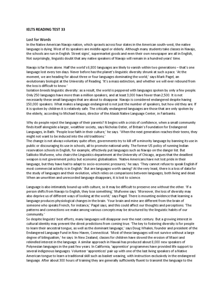 Ielts Reading Test 33 | PDF | Alternative Medicine | Physician