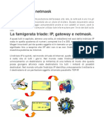 IP, Gateway e Netmask