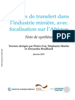 Transfer Pricing in Mining With A Focus On Africa A Briefing Note