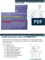 Stresses in Flywheel Rim