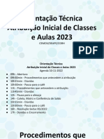 Atribuição Classes e Aulas PEI 2023