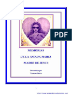 Memorias de La Amada Maria Madre de Jesus