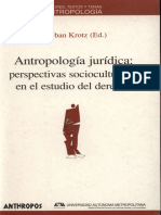 KROTZ Esteban (ed) (2002) - Antropología jurídica