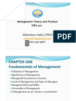Chapter 1 - Fundamental of Management