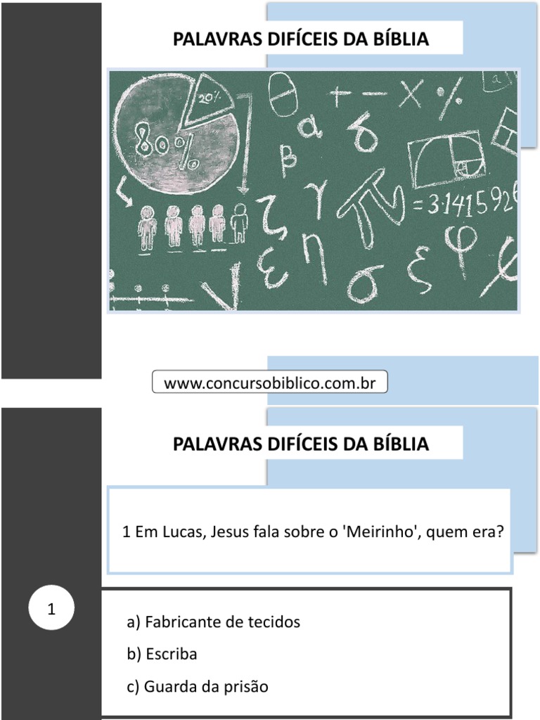 Palavras Dificeis Da Biblia | PDF