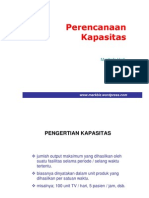 Perencanaan Kapasitas dalam