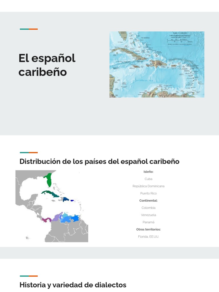 El Español Caribeño | PDF | Lengua española | caribe