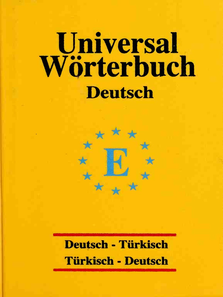 Almanca-Trke, Trke-Almanca Universal Szlk | PDF
