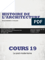 Cours 19 Le Post-Modernisme