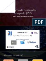 Entorno Dedesarrollo Integrado (IDE)