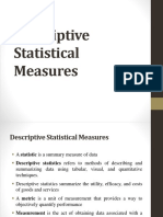 04 - Descriptive Statistical Measures