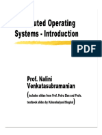 DISTRIBUTED OPERATING SYSTEMS NOTES