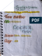 Cuaderno de - Fisica - Del 3 de Enero Del 2022 Al 15 de Febrero Del 2022