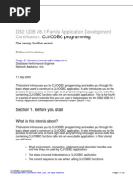 DB2 UDB V8.1 Family Application Development Certification:: CLI/ODBC Programming