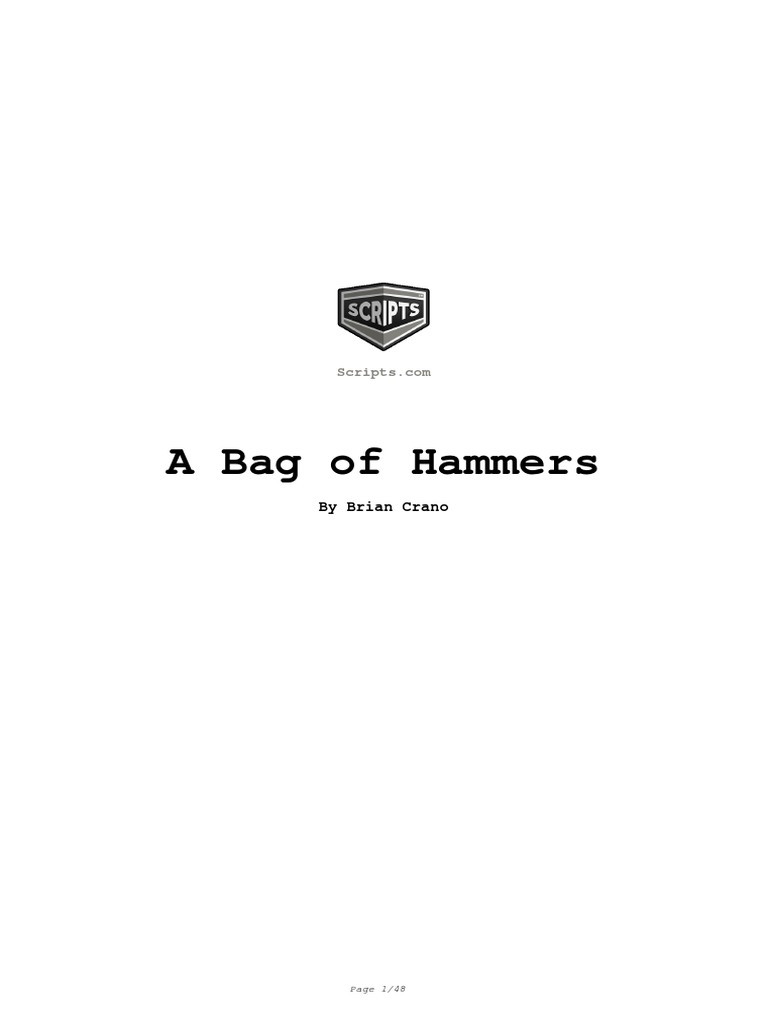 A Bag of Hammers PDF