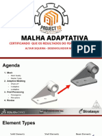 Malha adaptativa e elementos finitos