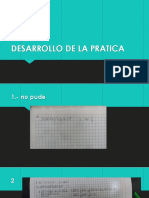 Desarrollo de La Pratica - Rodriguez