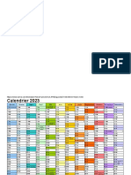 Calendrier 2023 Paysage en Couleur