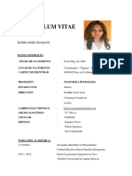 Modelo de Curriculum Vitae