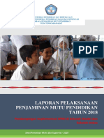 Laporan Pelaksanaan Penjaminan Mutu Pendidikan - 2018