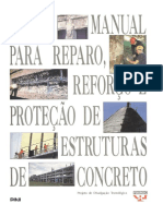 Manual para Reparo Reforço e Proteção para Estrutura de Concreto