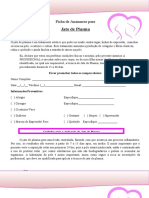 Ficha de Anamnese para Jato Plasma