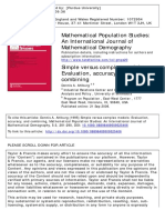 Mathematical Population Studies: An International Journal of Mathematical Demography
