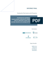 Evaluación Proyecto Educación