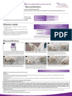 Dilution Reconstitution Injection Guide