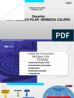 1° Semana Titulación TSP, Pptos. Procesales, Excepciones, Pretensión, Competencia