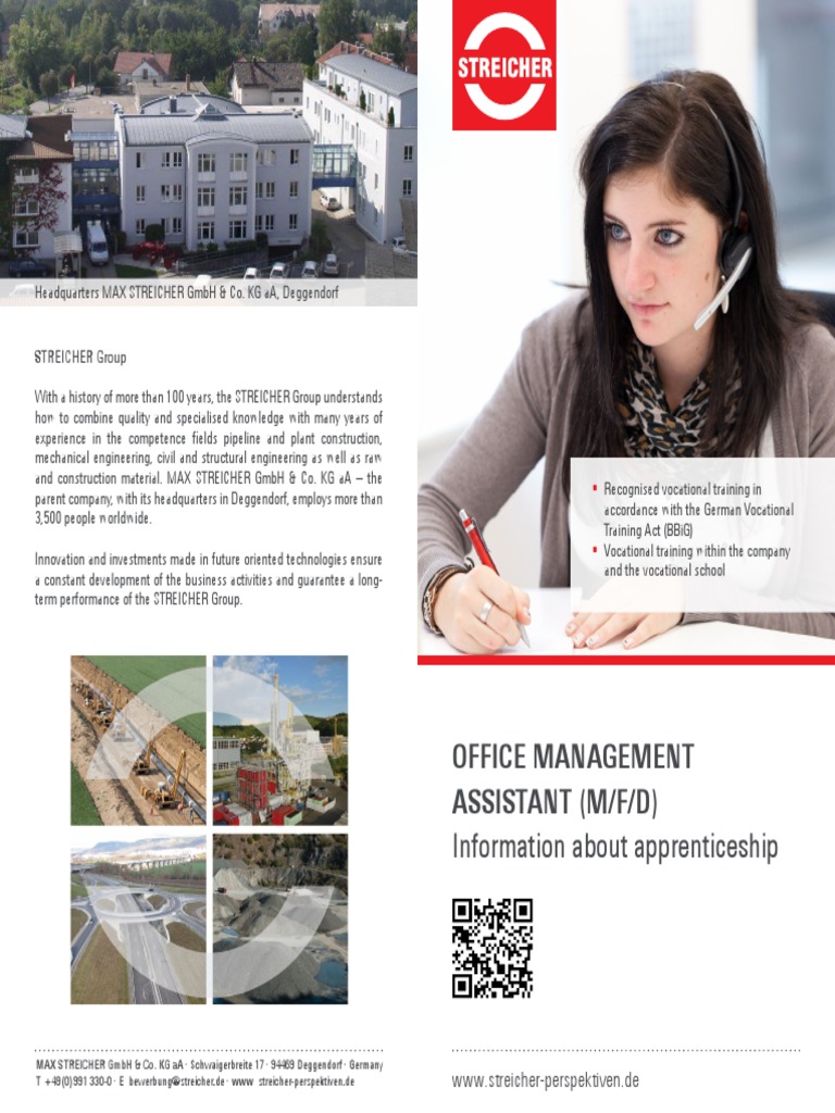 Flyer Ausbildung Bueromanagementkaufleute En Rev2 Pdf Vocational